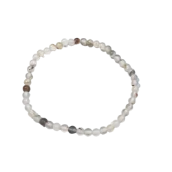 Bracelet en Agate Dendritique - face | Dans les yeux de Gaïa