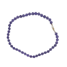 Collier Améthyste en perle ronde 8 mm - fermé| Dans les yeux de Gaïa