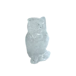 Hibou en Cristal de Roche