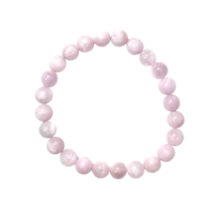 Bracelet Kunzite 8mm | Dans les Yeux de Gaïa