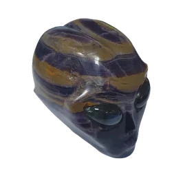 Crâne Alien en Améthyste