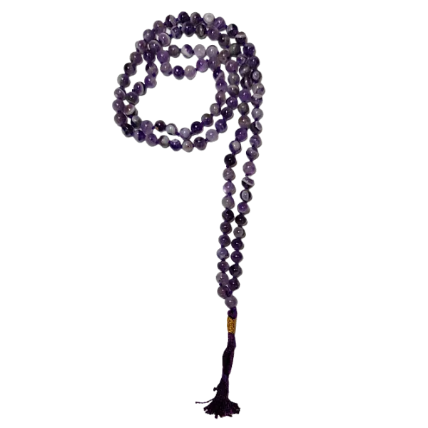 Collier mala améthyste 2 | dans les yeux de Gaïa
