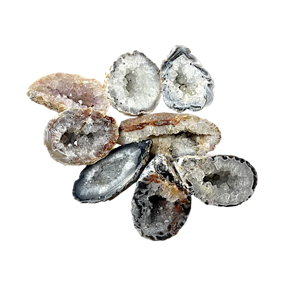 Grande géode d'Agate cristallisée | Dans les Yeux de Gaïa