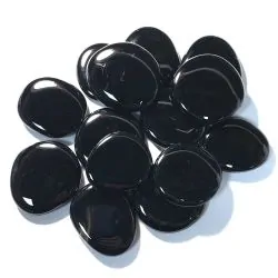 Galet d'Onyx noir | Dans les Yeux de Gaïa