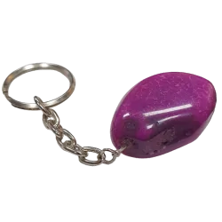 Porte clé Agate teintée 1