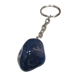 Porte clé Agate teintée - face | Dans les yeux de Gaïa