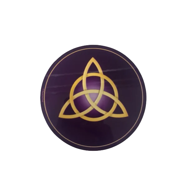 Disque Harmonisant Triquetra | Fleurs de vie | Dans les yeux de Gaïa