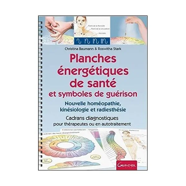 Planches énergétiques de santé et symboles de guérison - face | Dans les Yeux de Gaïa