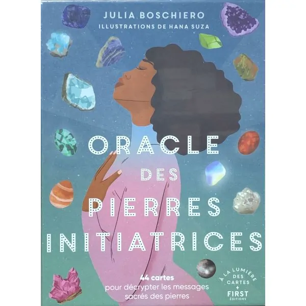 Oracle des Pierres Initiatrices 1 - Minéraux & Lithothérapie |Dans les Yeux de Gaïa - Couverture