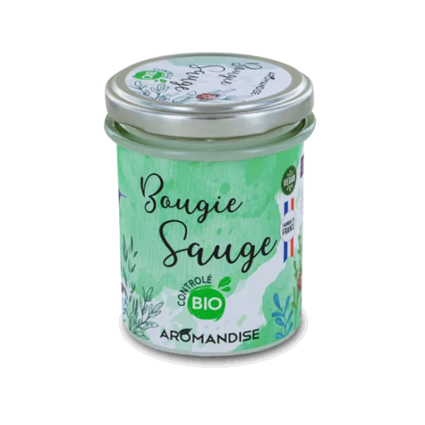 Bougie Sauge - 1| Dans les Yeux de Gaïa