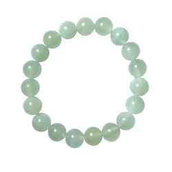 Bracelet en Jadéite 10mm | Dans les Yeux de Gaïa