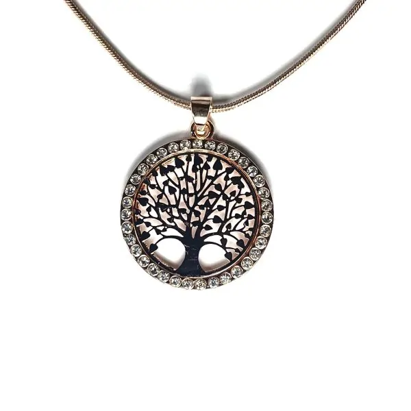 Collier Arbre de Vie en métal cuivré petit modèle | Dans les Yeux de Gaïa