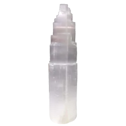 Lampe pointe en Sélénite -...
