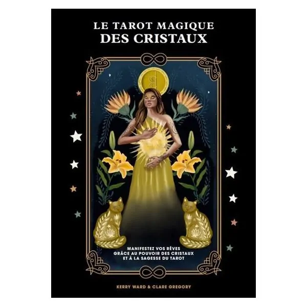 Le Tarot Magique des Cristaux 1 - Tarot divinatoire & minéraux |Dans les Yeux de Gaïa - Couverture