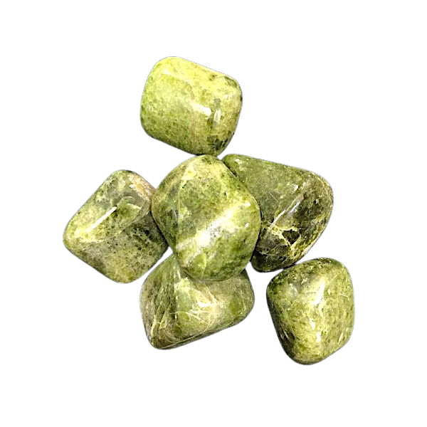 Pierre roulée Vésuvianite - Lithothérapie |Dans les Yeux de Gaïa