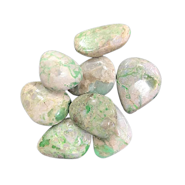 Pierre roulée Variscite | Dans les Yeux de GaÏa