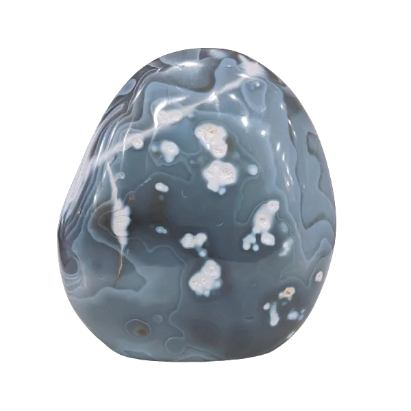 Forme libre en agate du Botswana 1 | Dans les yeux de Gaïa