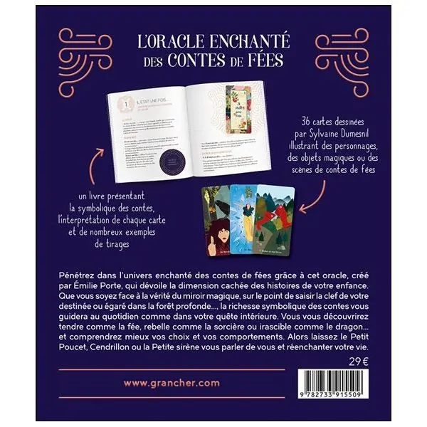 L'Oracle Enchanté des Contes de Fées - dos | Dans les Yeux de Gaîa