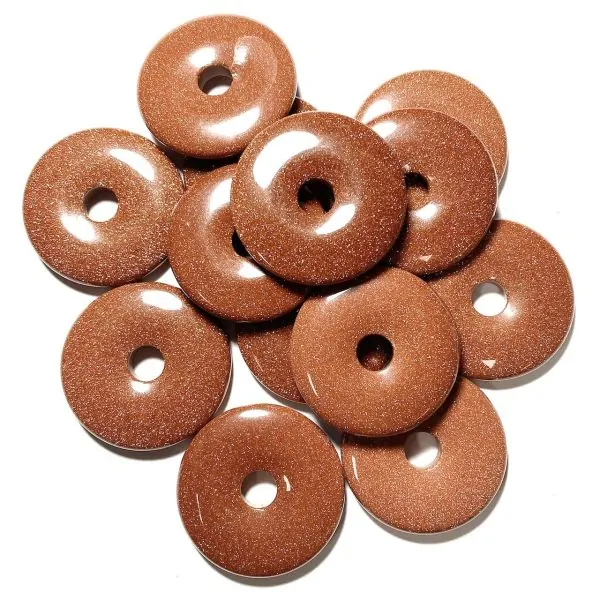 Donut pierre de soleil de synthèse | Dans les Yeux de Gaïa