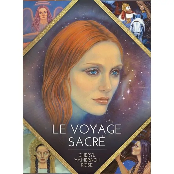Le voyage sacré 1 - Cartomancie & oracle |Dans les Yeux de Gaïa - Couverture