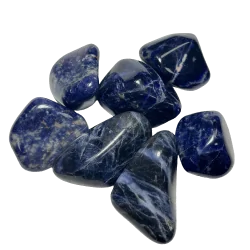 Pierre roulée Sodalite 1 - Lithothérapie |Dans les Yeux de Gaïa