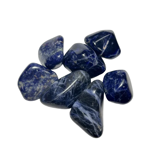 Pierre roulée Sodalite 1 - Lithothérapie |Dans les Yeux de Gaïa