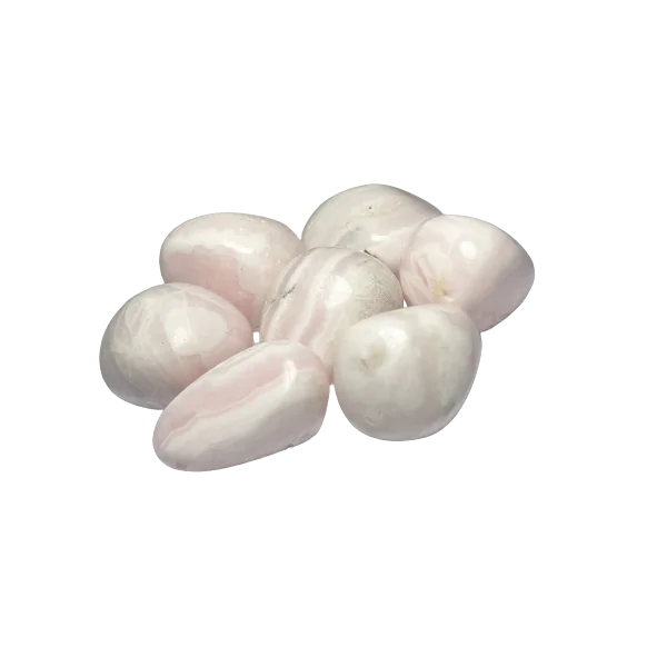 Pierre roulée Manganocalcite 1 - Lithothérapie |Dans les Yeux de Gaïa