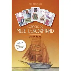 L'Oracle de Mlle Lenormand pour tous - Cartomancie & divination |Dans les Yeux de Gaïa - Couverture