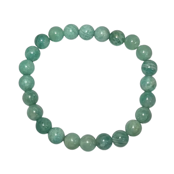 Bracelet en Amazonite extra 8mm - Lithothérapie |Dans les Yeux de Gaïa