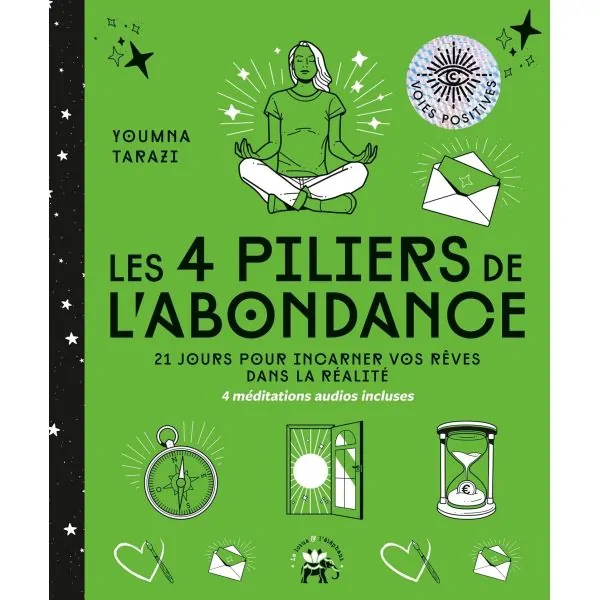 Les 4 Piliers de l'Abondance - Couverture - Développement Personnel - Youmna Tarazi | Dans les Yeux de Gaïa