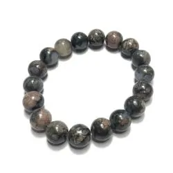 Bracelet en Libérite 10mm - Lithothérapie & minéraux |Dans les Yeux de Gaïa
