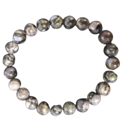 Bracelet en Libérite 8mm - Lithothérapie - Bien-être - 1 | Dans les Yeux de Gaïa.