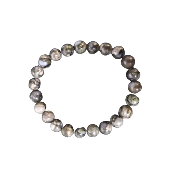 Bracelet en Libérite 8mm - Lithothérapie - Bien-être - 1 | Dans les Yeux de Gaïa.