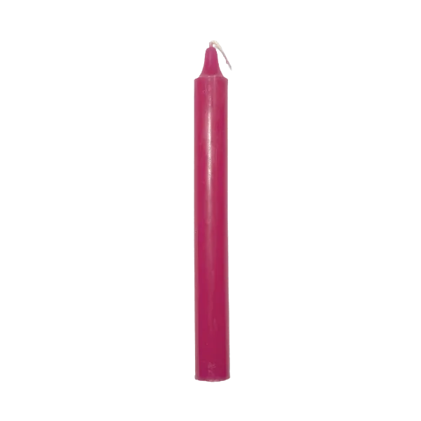 Bougie rose vif | Dans les yeux de Gaïa