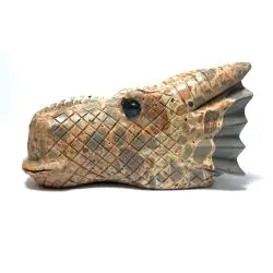 Tête de Dragon en Jaspe