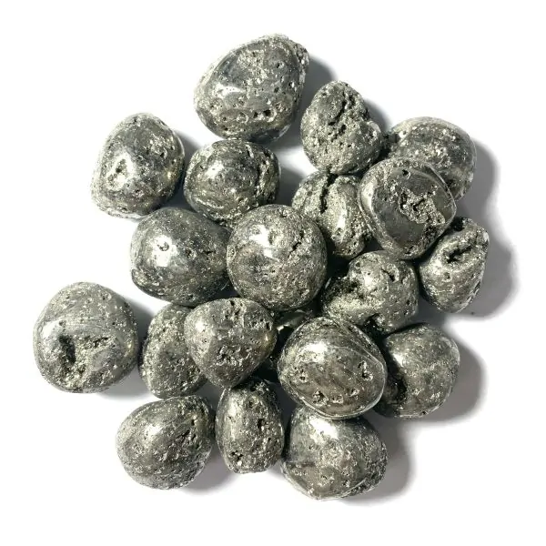 Pierre roulée Pyrite | Dans les Yeux de Gaïa