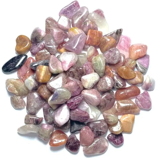 Pierre roulée Tourmaline Melon d'eau rose | Dans les Yeux de Gaïa