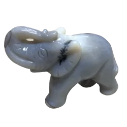 Éléphant en Agate |Dans les Yeux de Gaïa