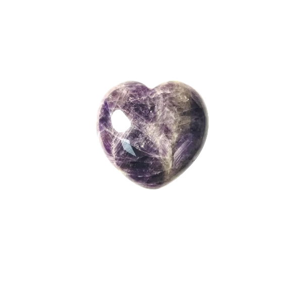 Petit coeur en améthyste | Dans les Yeux de Gaïa