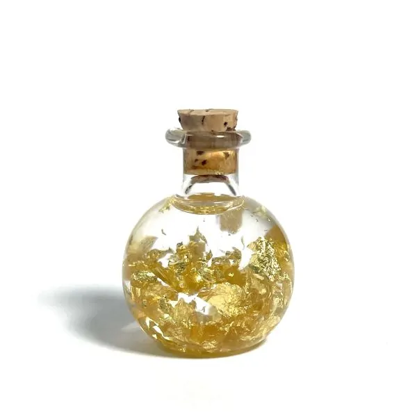 Fiole d'or 22 carats | Dans les Yeux de Gaïa