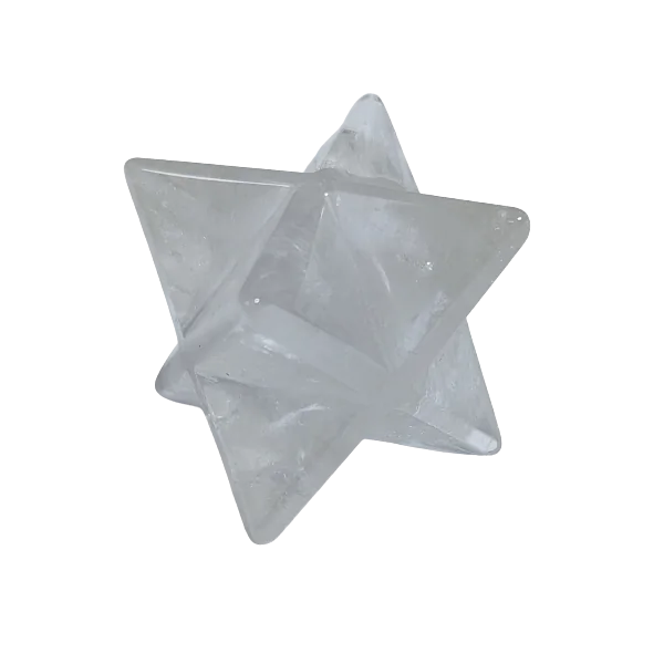 Merkabah en cristal de roche 1 | Dans les yeux de Gaïa
