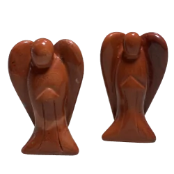 Petit ange en Jaspe rouge