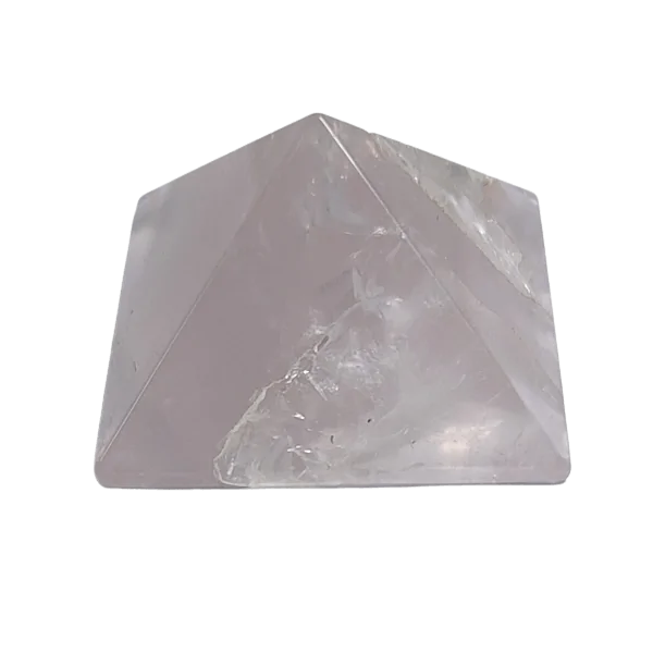Pyramide en Quartz Rose 1 | Dans les yeux de Gaïa