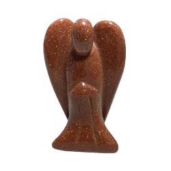 Petit ange en Pierre de soleil de synthèse |Dans les Yeux de Gaïa