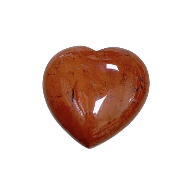 Coeur en Jaspe rouge |Dans les Yeux de Gaïa