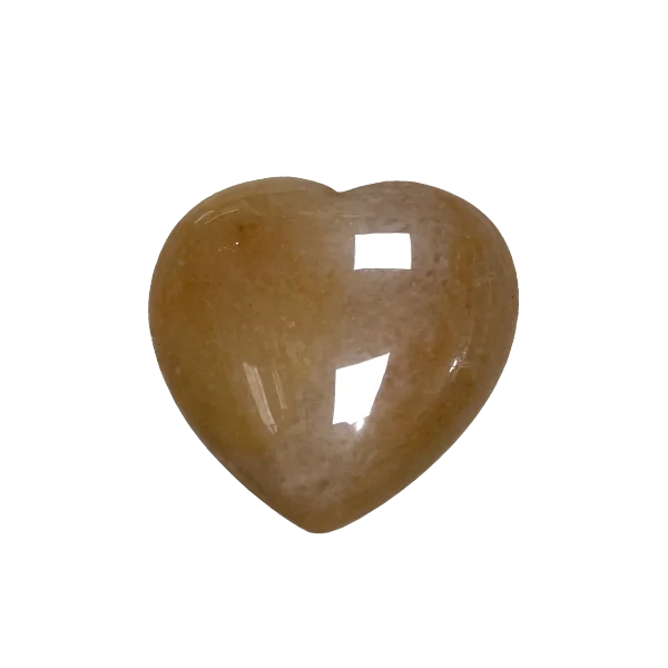 Coeur en Calcite orange |Dans les Yeux de Gaïa