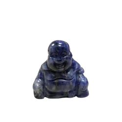Petit Bouddha rieur en Sodalite |Dans les Yeux de Gaïa
