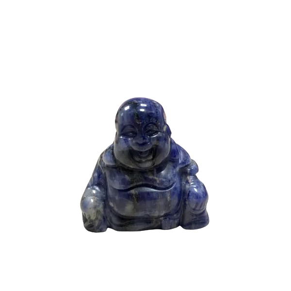 Petit Bouddha rieur en Sodalite |Dans les Yeux de Gaïa