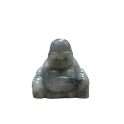 Petit Bouddha rieur en Labradorite|Dans les Yeux de Gaïa