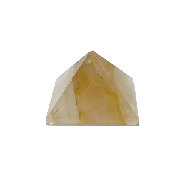 Pyramide en Quartz Jaune | Dans les Yeux de Gaïa
